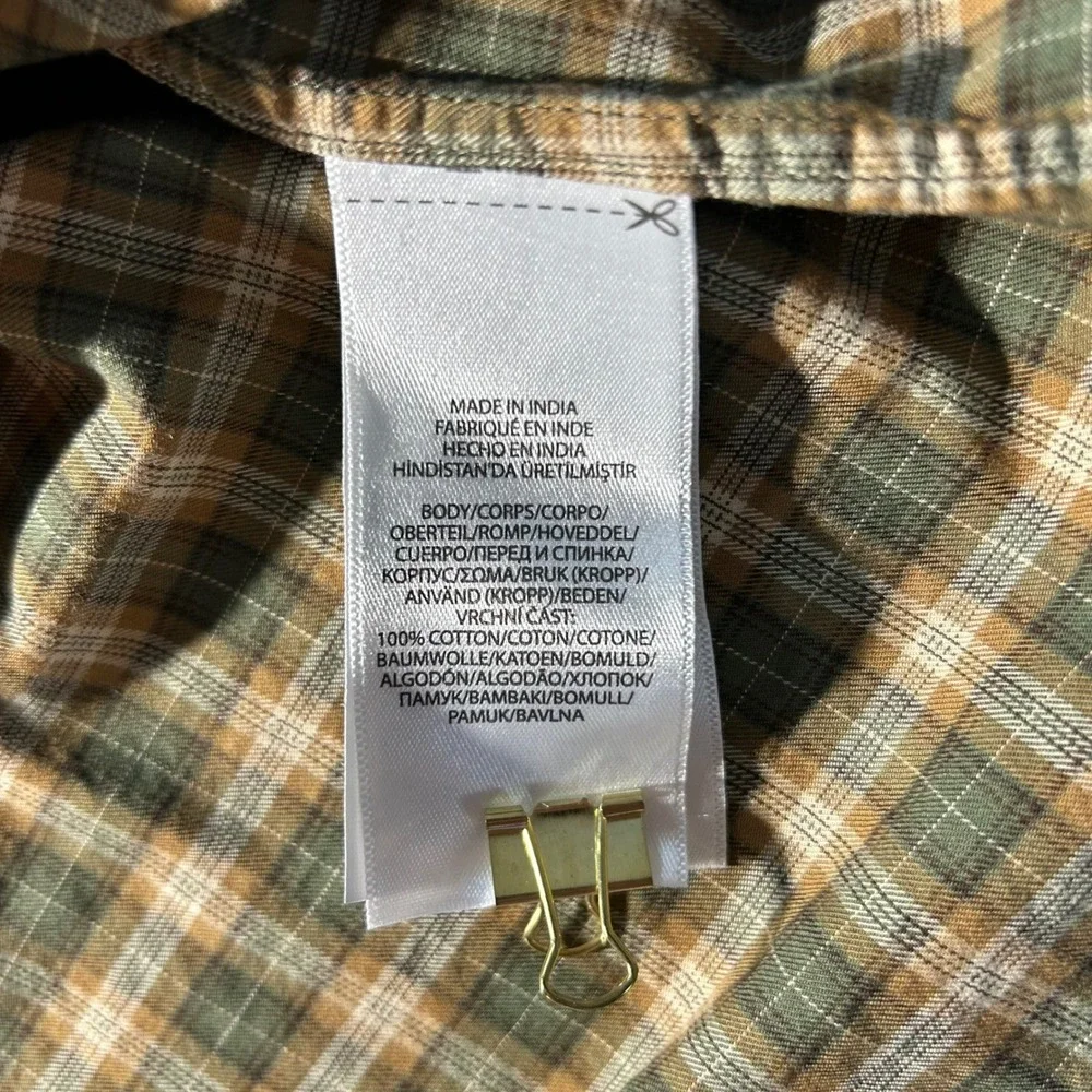 Polo Ralph Lauren Button Down Classic Fit Mens XL Green Plaid Cotton Preppy Ivy